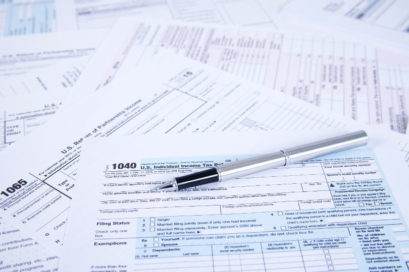 Tax filing forms