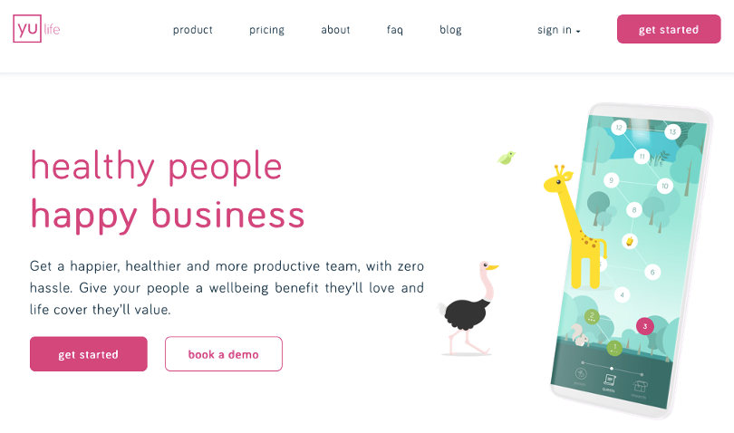 yulife website screenshot