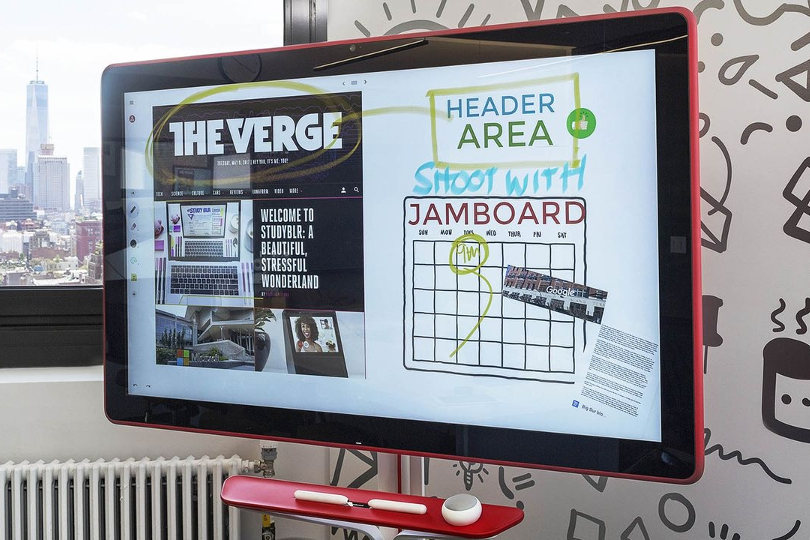 Google Jamboard virtual whiteboard