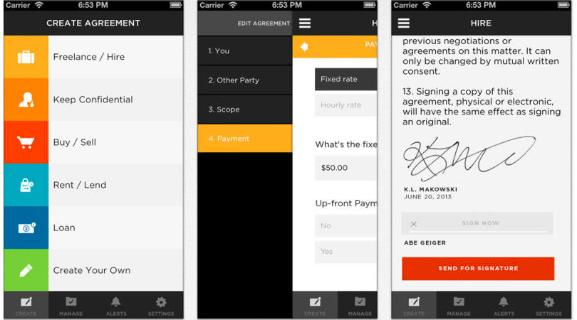 Shake app screenshot