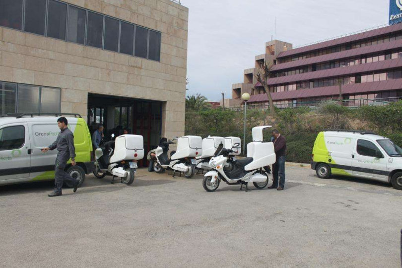Electric vehicle company fleet