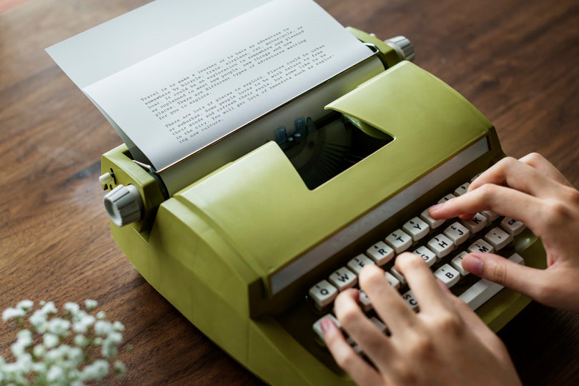 Retro typewriter