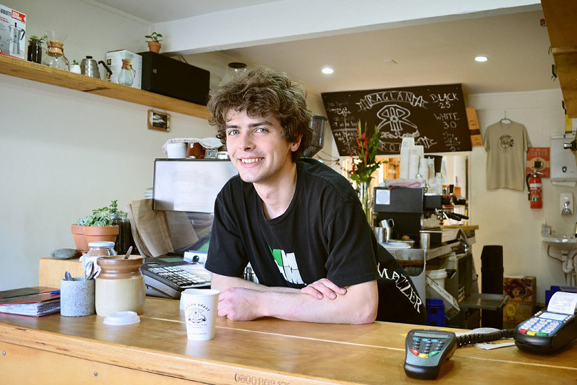 Barista at a coffee shop