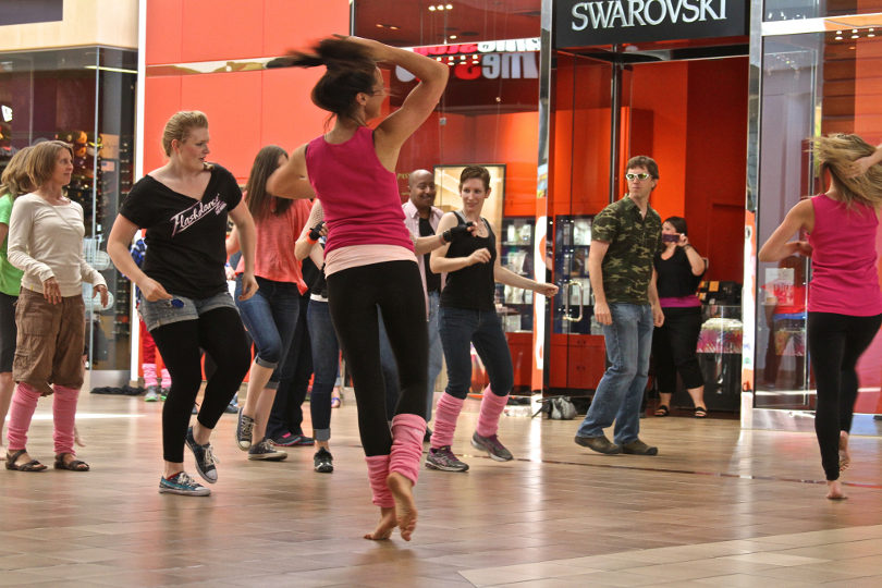 Flash mob dance