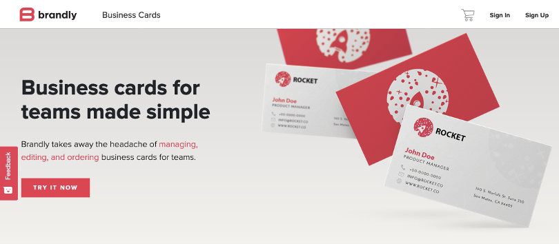 Brandly website