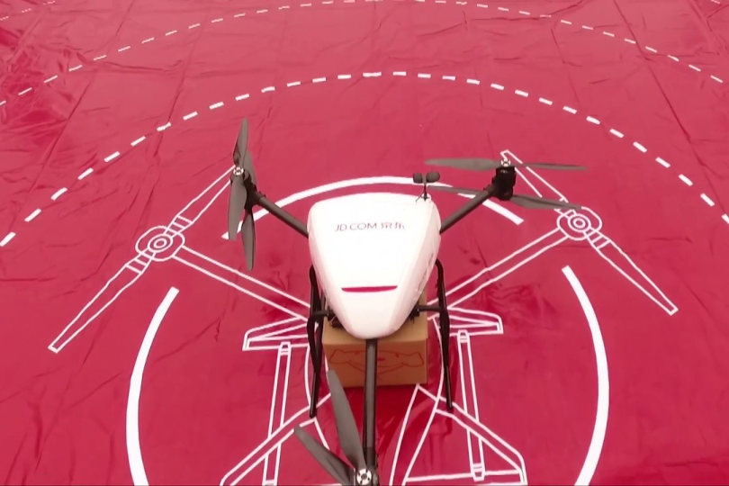 JD.com drone is the forefront in the logistics tech adoption