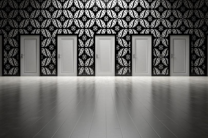 Custom digitally printed wallpaper
