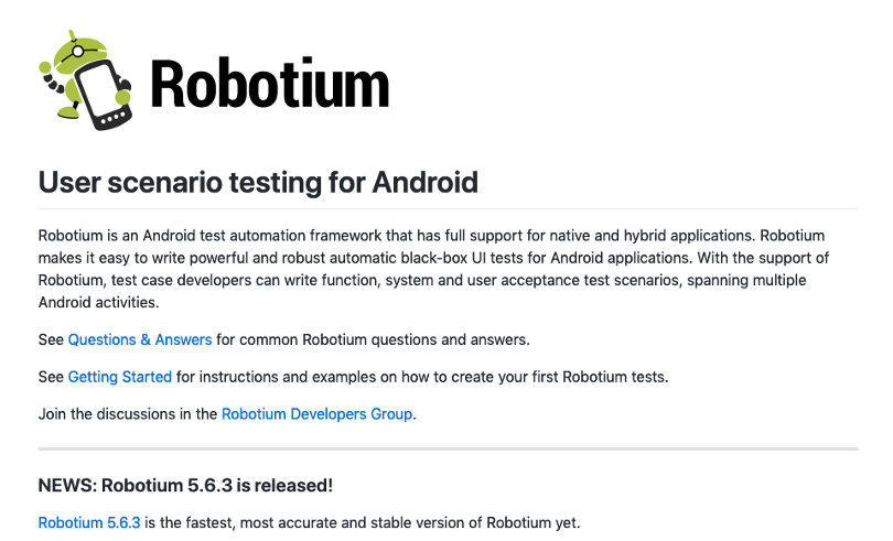 Robotium