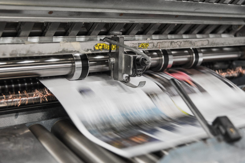 Lithographic printing process