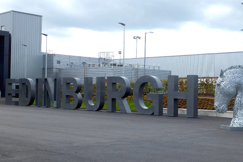 Edinburgh Airport entrance