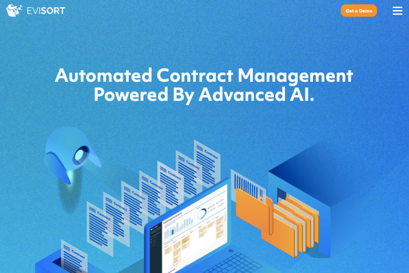 Evisort contract management software