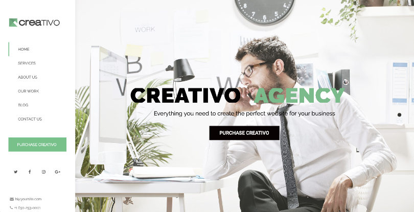 Creativo WordPress theme screenshot