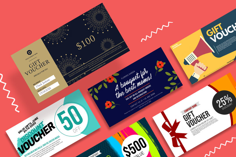 Gift and voucher templates