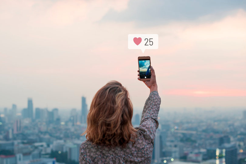 Social media metrics of an influencer