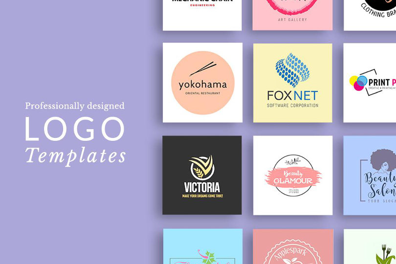 Design your own using logo templates