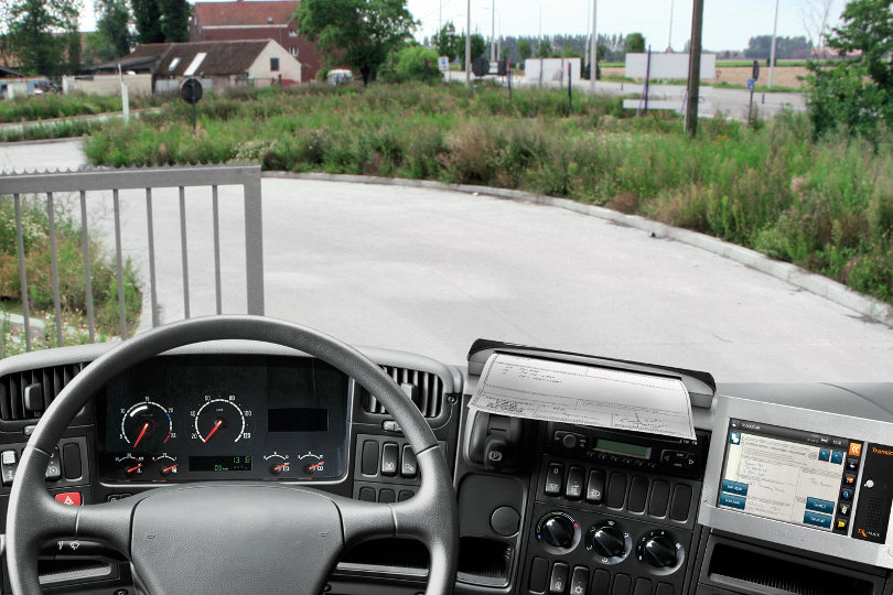 Telematics system in a truck