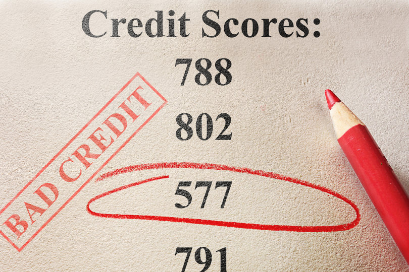 Bad credit score