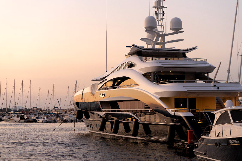 Charter a superyacht