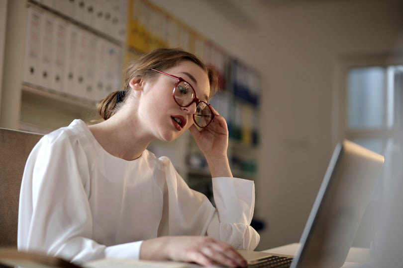 Businesswoman working efficiently