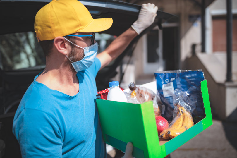 Delivery service during pandemic