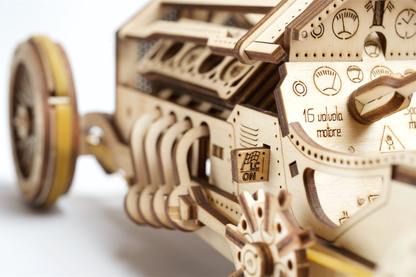 UGears Grand Prix Car puzzle