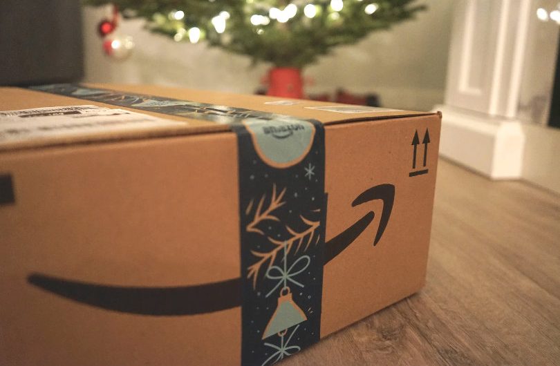 Amazon brand identity in the package box