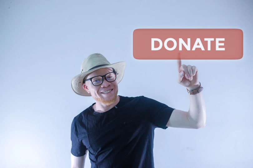 Donate button for non-profits