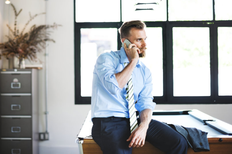 Businessman dealing with problems