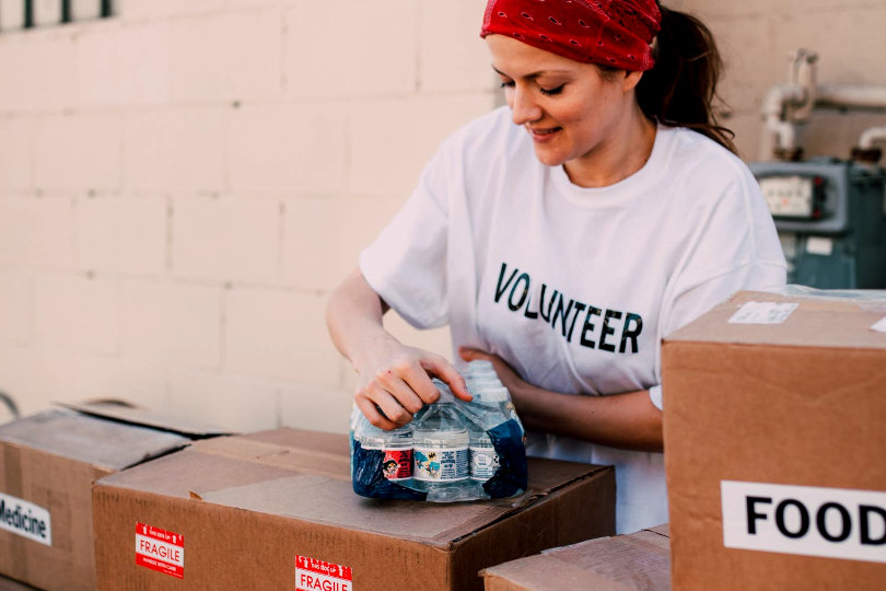 Volunteering in the Community Center