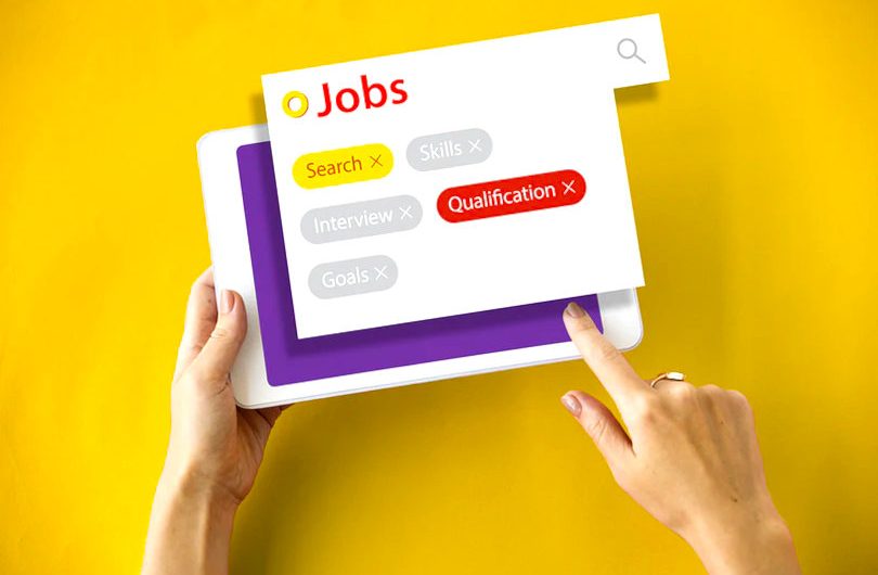Job search on a tablet PC
