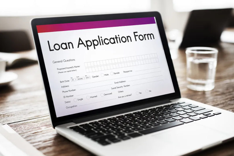Loan application form