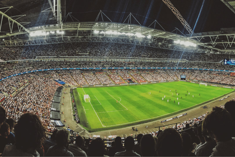 Football stadium using IoT and facility automation technologies