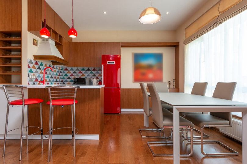 Property communal kitchen space