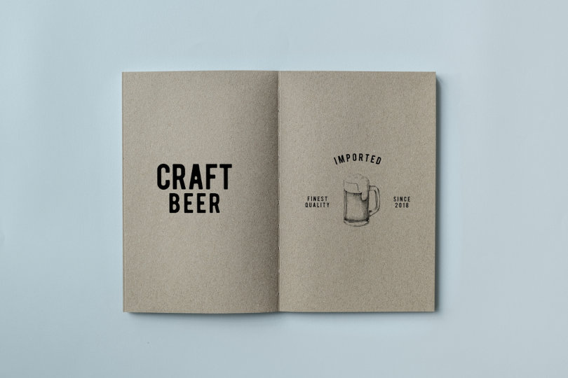 Notebook with natural paper